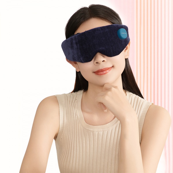 Customized Usb Steam Electric Heating Eye Mask Best Seller Silk Rechargeable Eye Compress Moist Compress Sleep Eyemask E2