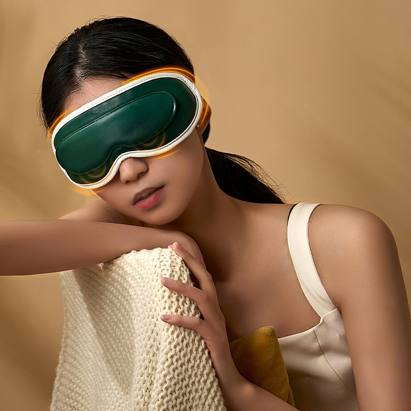 Type-C Rechargeable Warm Compress Heated Eye Mask Fashionable Relaxation for Dry Eye Strain and Winter Season E7