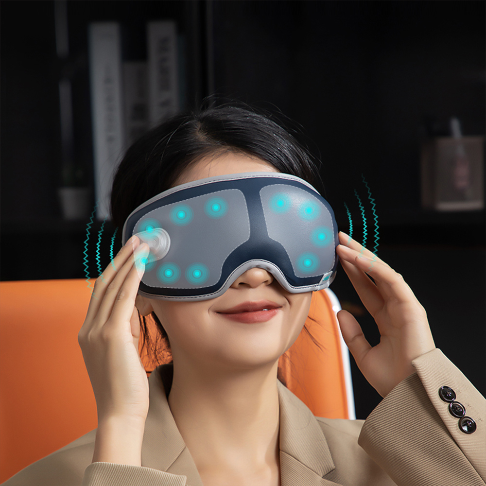 Silicone Eye Massager Cross-Border New Device to Relieve Eye Fatigue with Vibrating Sleep Eye Mask E13