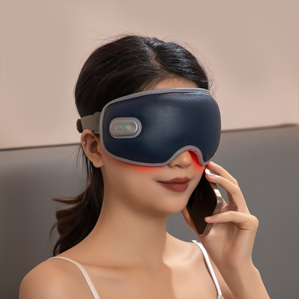 Silicone Eye Massager Cross-Border New Device to Relieve Eye Fatigue with Vibrating Sleep Eye Mask E13
