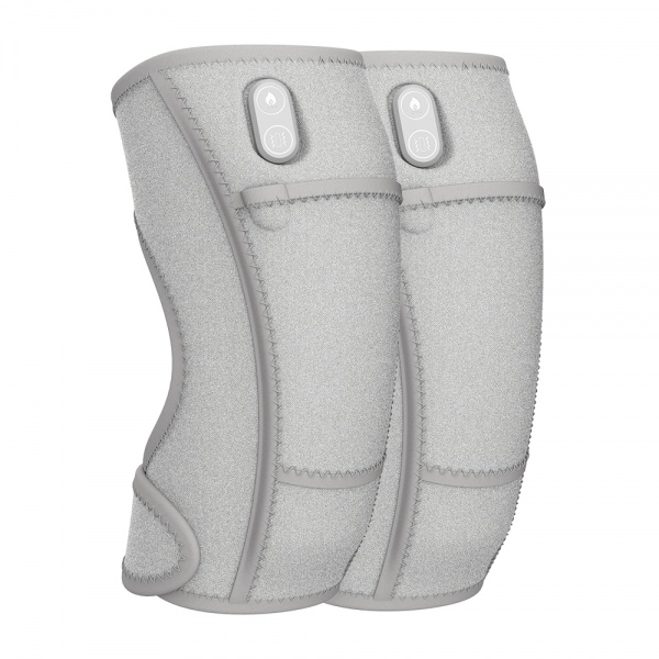 Heated Knee Massager Shoulder Heating Pads Elbow Brace 3 in 1 with Vibration Cordless Rechargeable Heating Knee Warmers Wrap