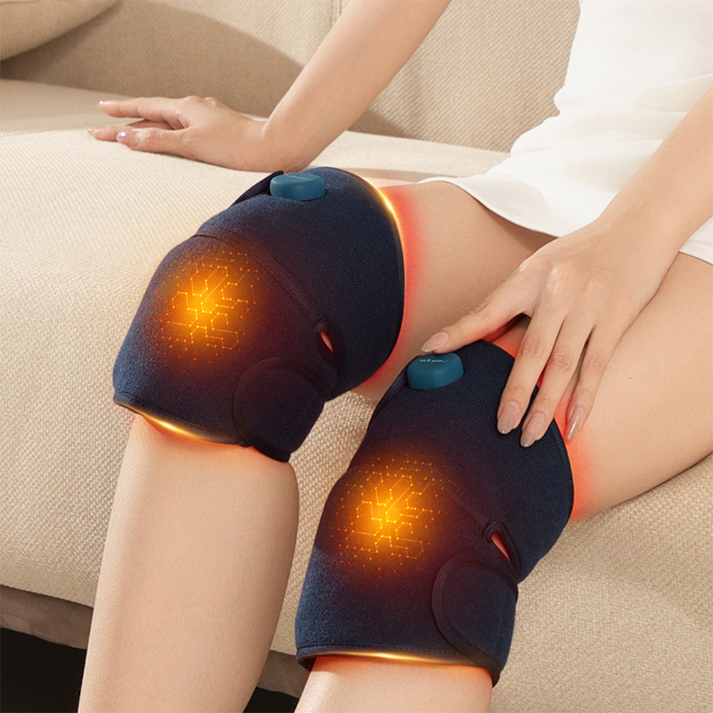 Knee Warm Pad Rechargeable Warm Therapy Knee Heating Massager With 5 Levels Heating For Circulation Joint Relax Pain Relief