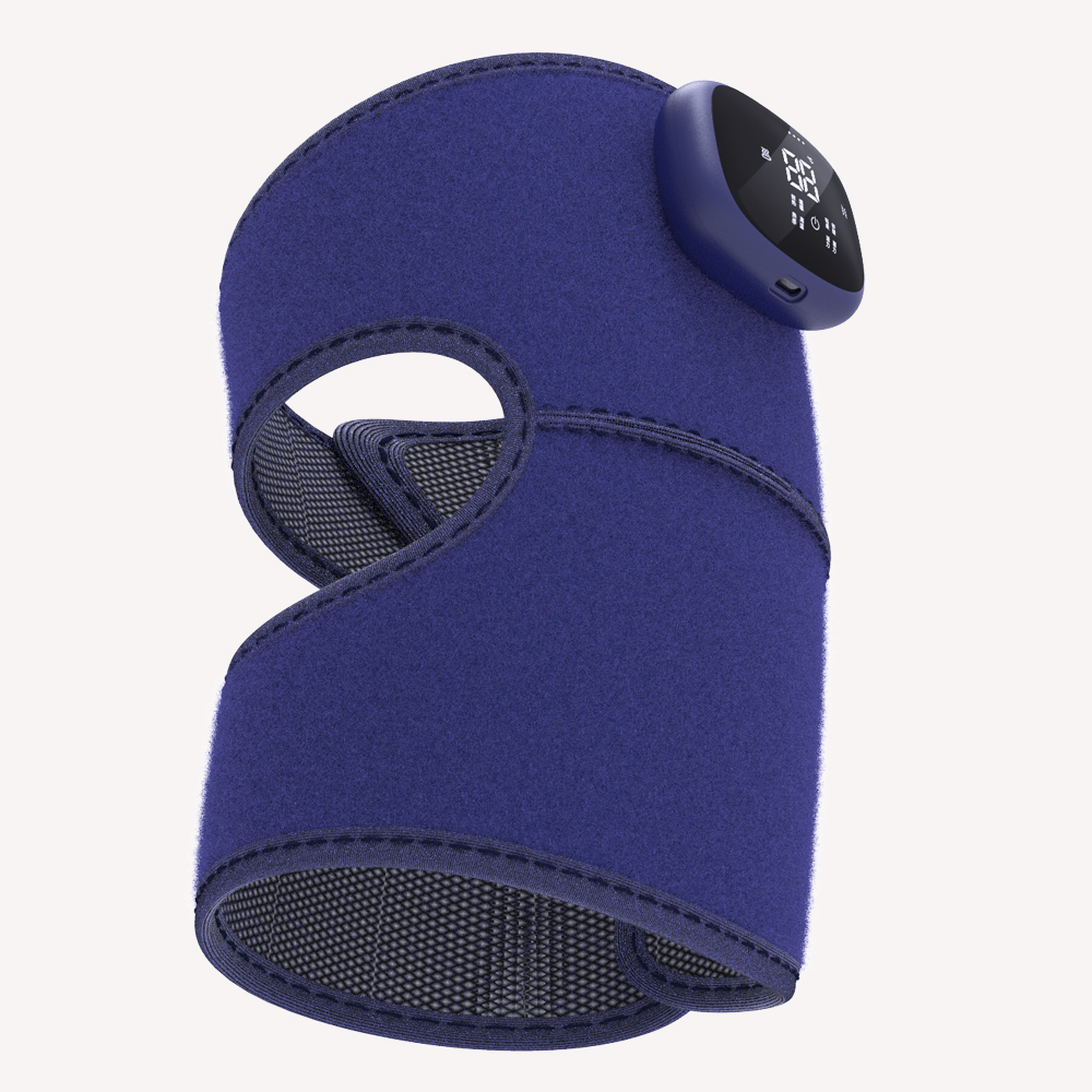 Hot Selling Multifunction Smart Touch Screen Heated Knee Joint Massager Device Electric Knee Massager