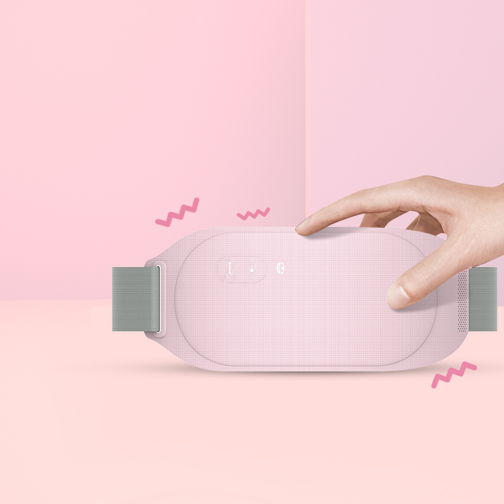2024 New Portable Electric Heating Abdomen Waist Massager Warm Palace Heated Belt for Period Pain & Menstrual Cramps Relief P2