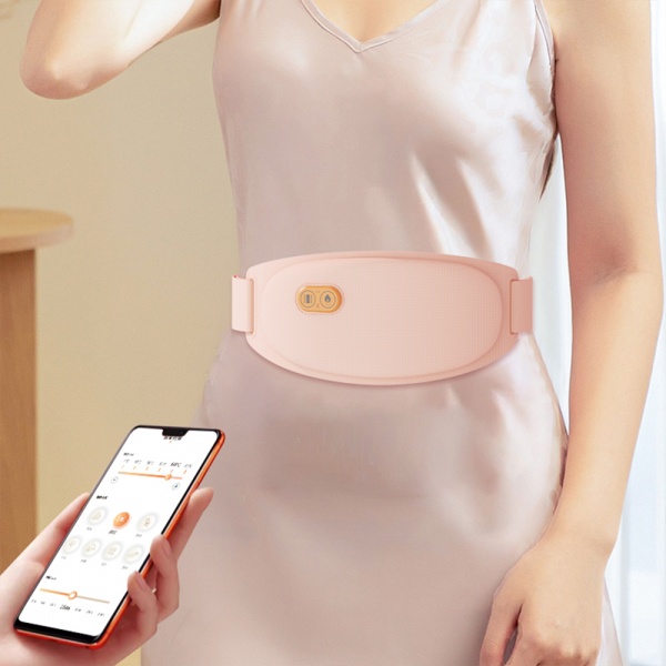 Portable Rechargeable Cordless Smart Heating Pad Menstrual Period Pain & Cramp Relief Belt P7