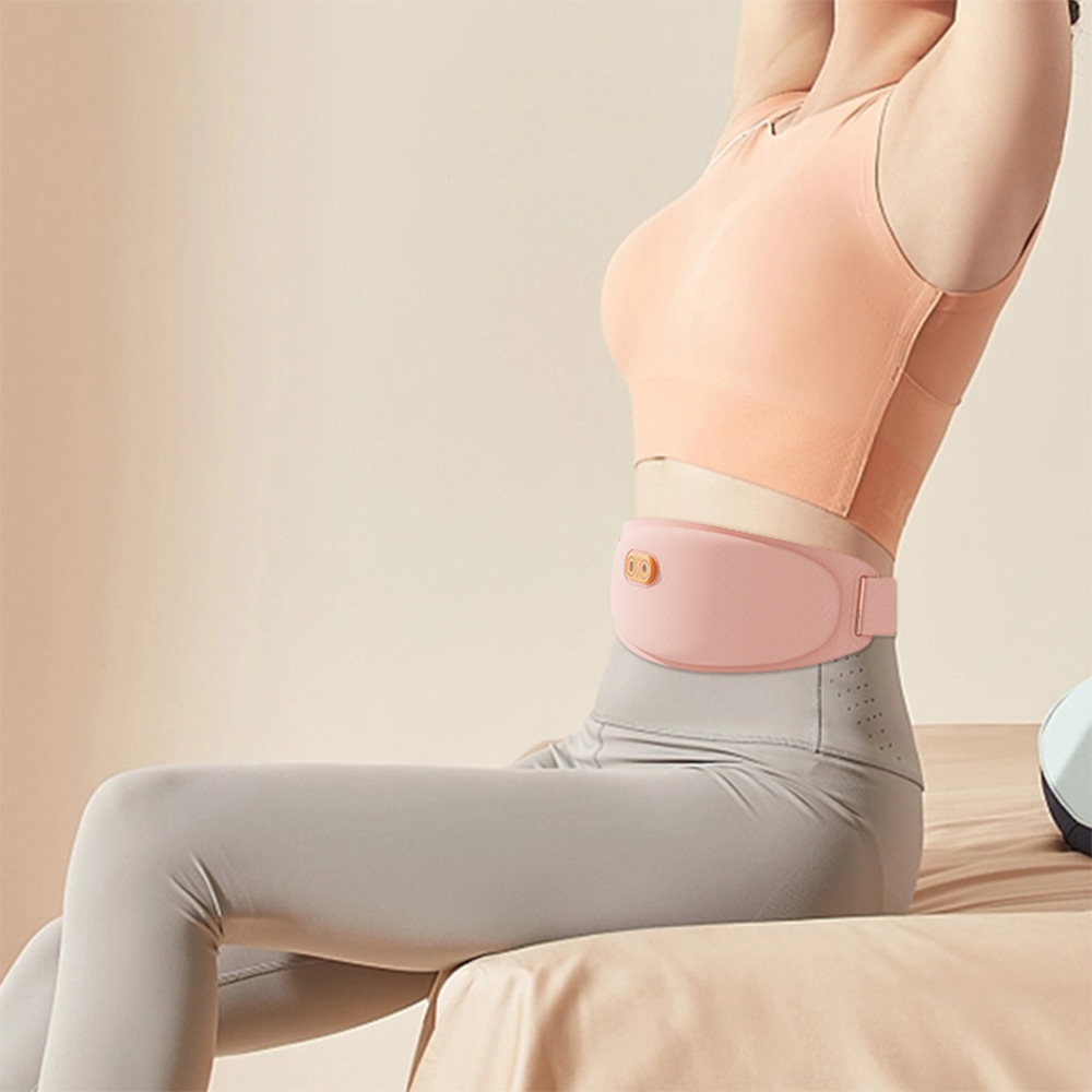 Portable Rechargeable Cordless Smart Heating Pad Menstrual Period Pain & Cramp Relief Belt P7