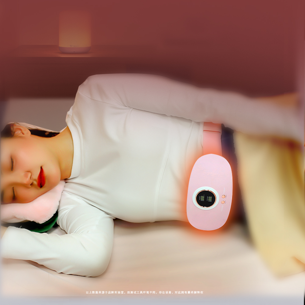 Wireless Menstrual Heating Pad Back Pain Massager Impulse Period Pain Relief Device Portable Women Period Cramp Massage